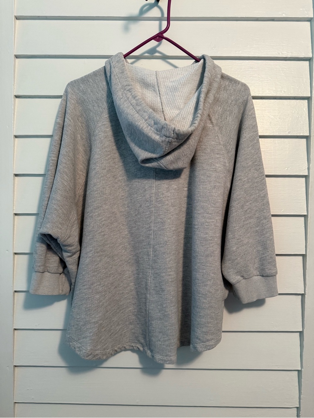 Lucky Brand | Gray Zip-Up Hoodie Sweatshirt Size Medium - Picture 3 of 6